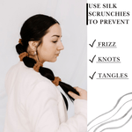 Copper Ultra - Skinny Silk Scrunchies (Set of 5) - NOCHKA
