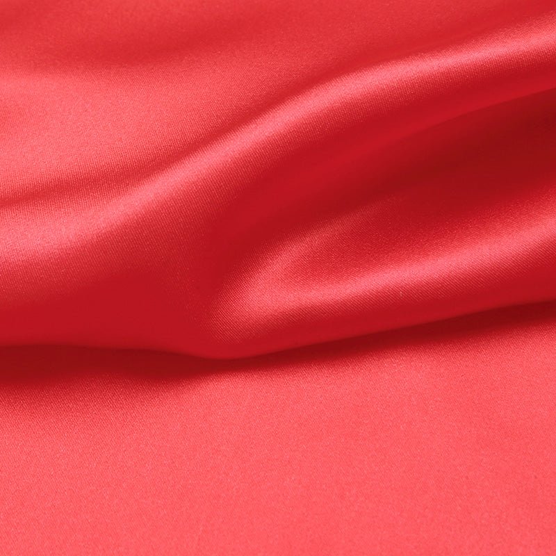 Coral 100% Pure Mulberry Silk Fabric 19mm 44" Width Pre - Cut Silk Fabric - NOCHKA
