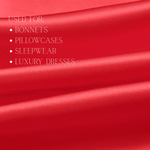 Coral 100% Pure Mulberry Silk Fabric 19mm Cut - to - Size Silk Fabric - NOCHKA
