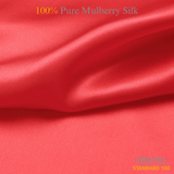 Coral 100% Pure Mulberry Silk Fabric 19mm Cut - to - Size Silk Fabric - NOCHKA
