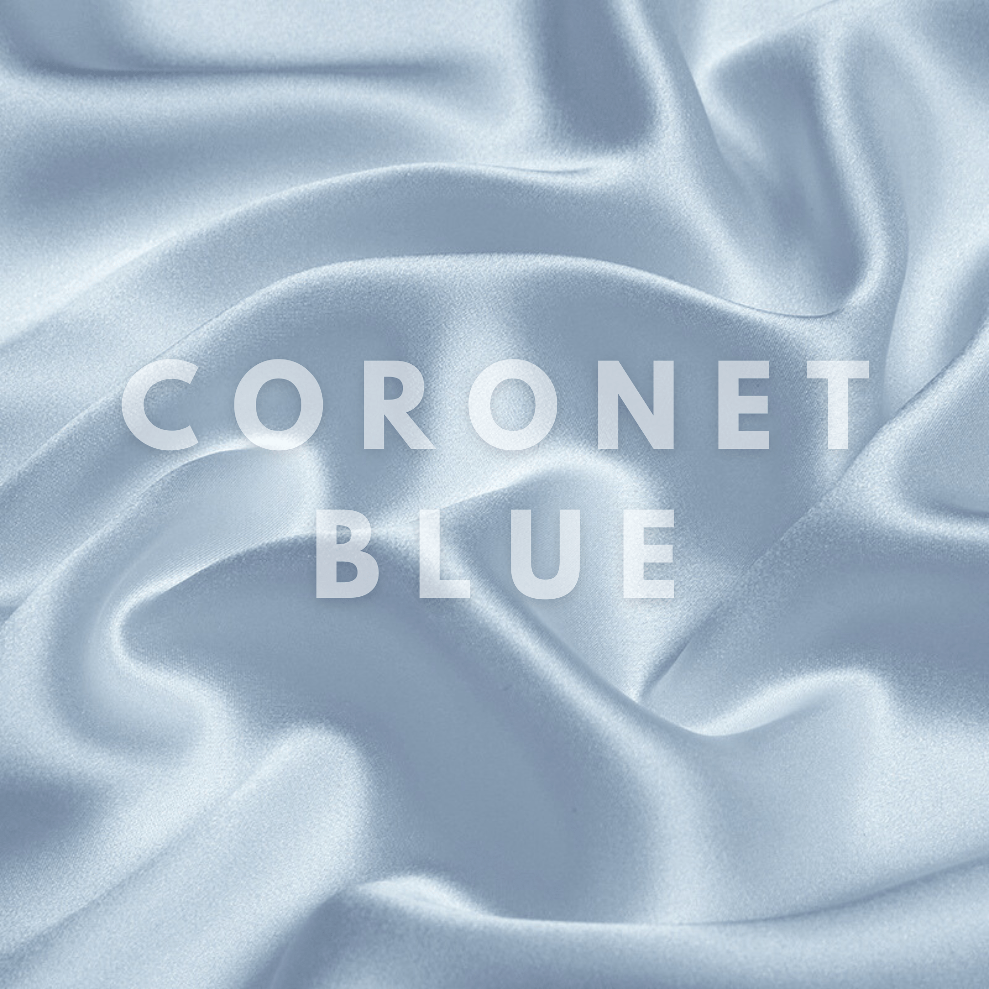 Coronet Blue Jumbo Scrunchie – 100% Pure Mulberry Silk, Perfect for All Hair Types - NOCHKA
