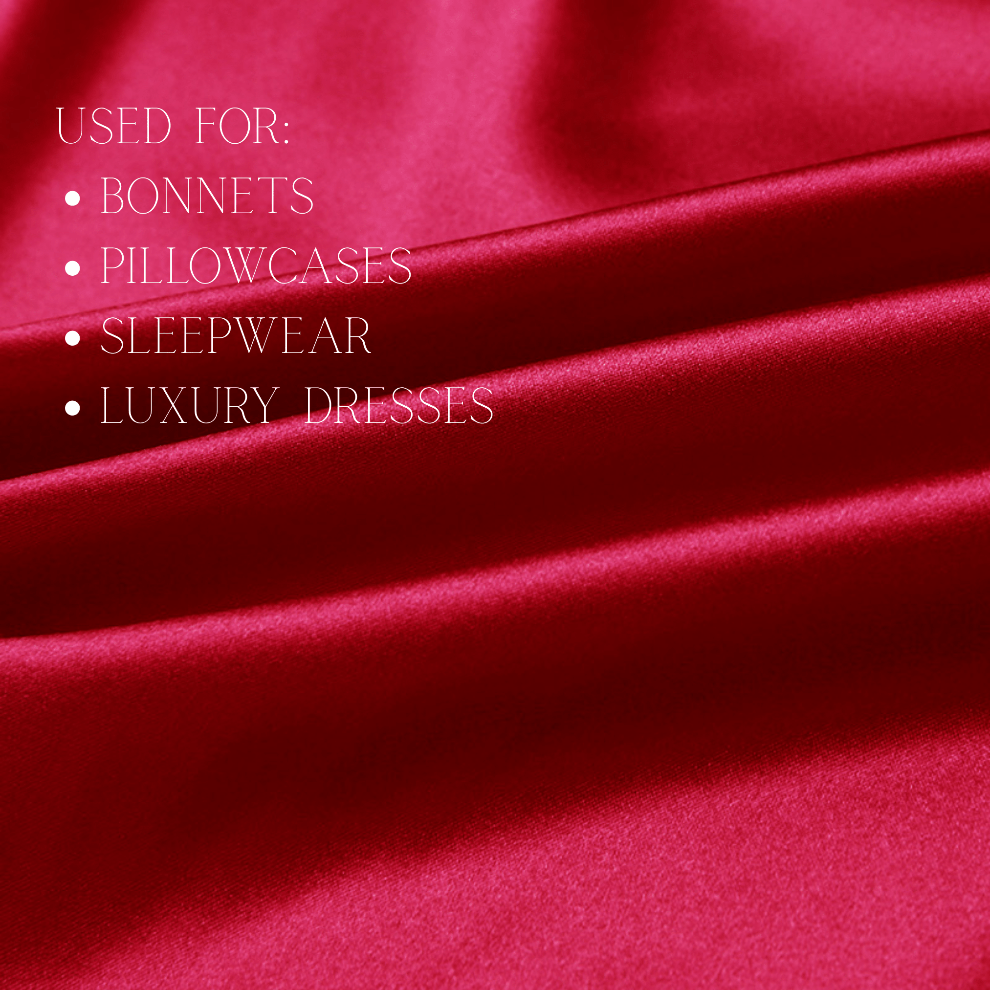 Crimson Red 100% Pure Mulberry Silk Fabric 19mm Cut - to - Size Silk Fabric - NOCHKA
