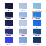 Cyan Blue 100% Pure Mulberry Silk Fabric 19mm Cut - to - Size Silk Fabric - NOCHKA
