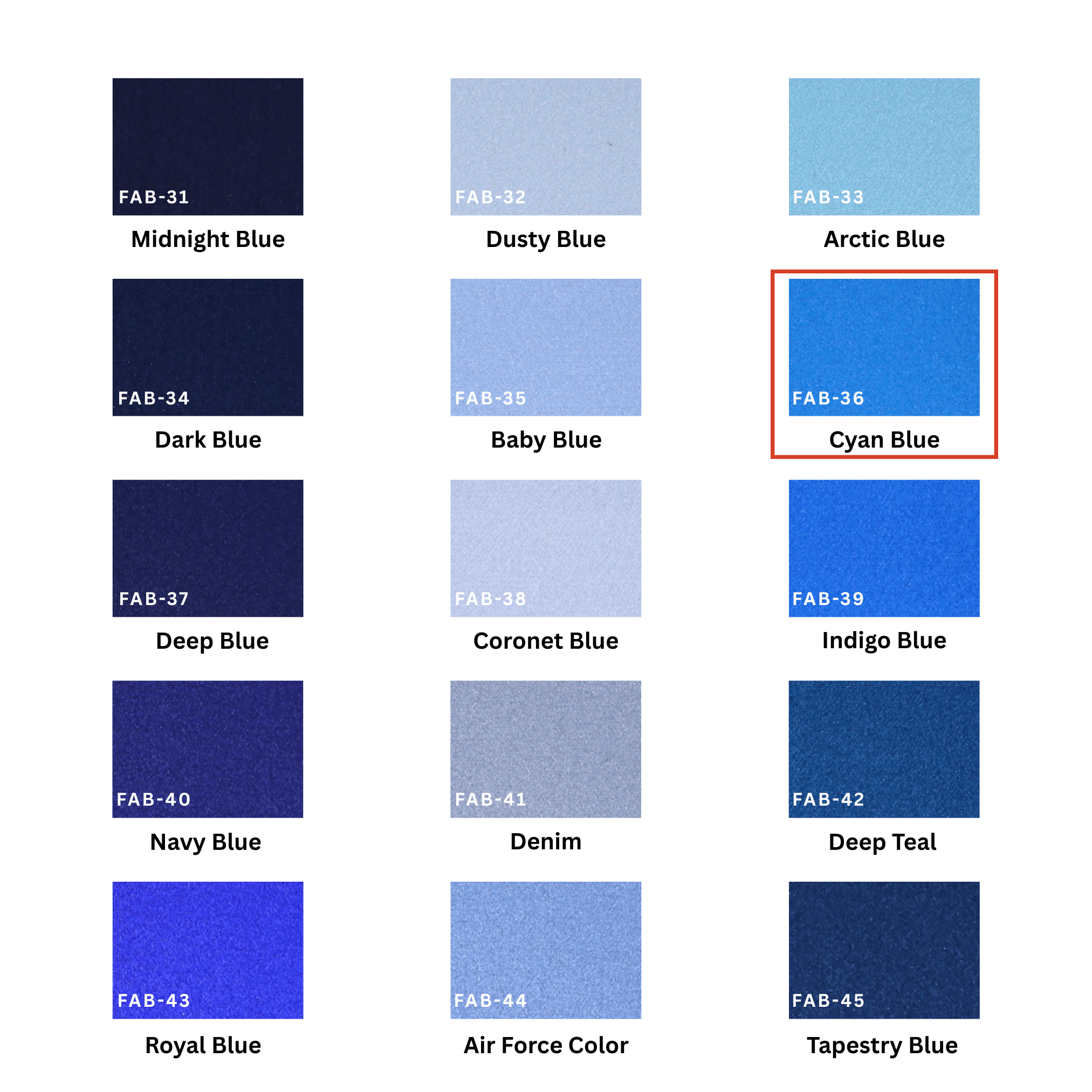 Cyan Blue 100% Pure Mulberry Silk Fabric 19mm Cut - to - Size Silk Fabric - NOCHKA
