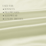 Daisy Color 100% Pure Mulberry Silk Fabric 19mm Cut - to - Size Silk Fabric - NOCHKA
