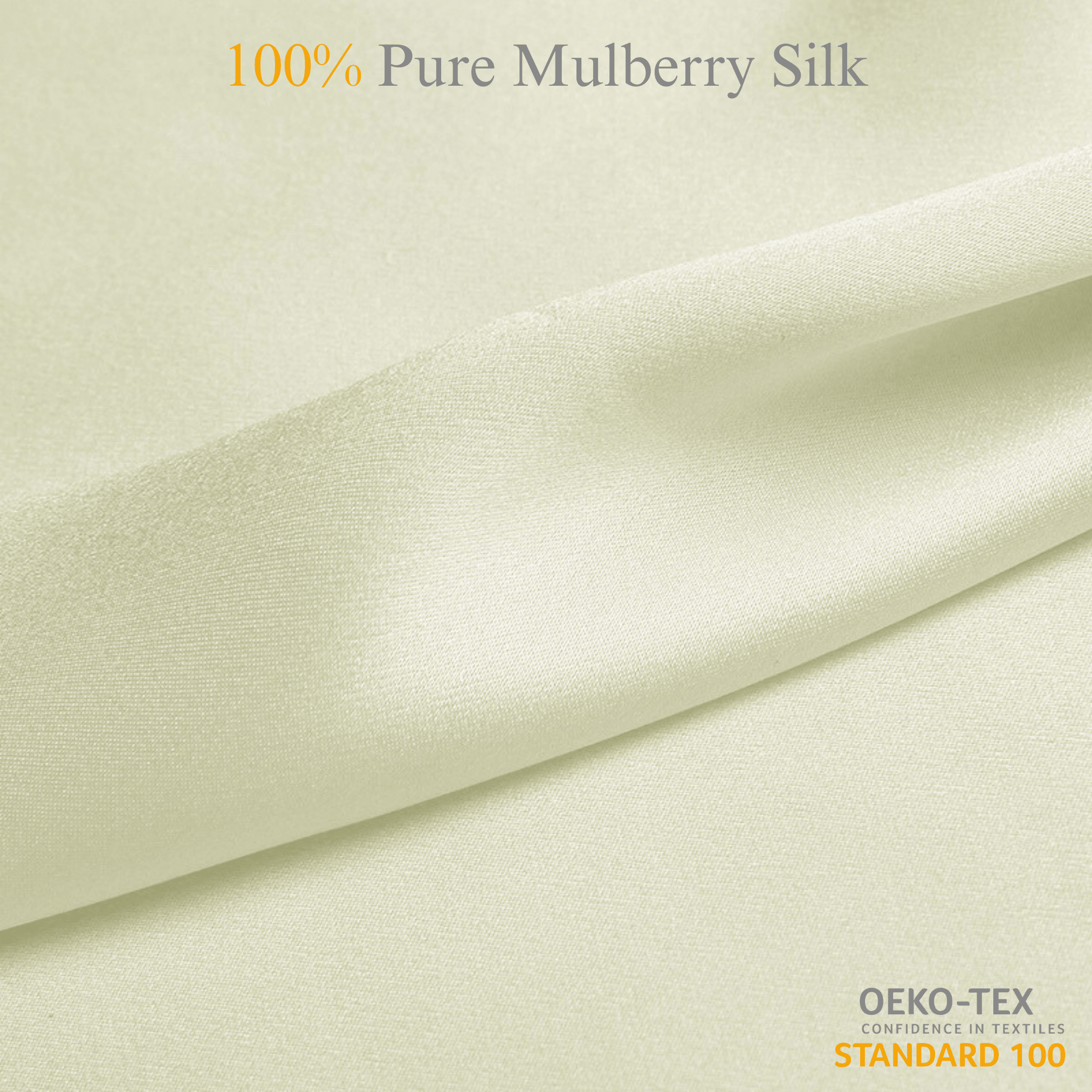Daisy Color 100% Pure Mulberry Silk Fabric 19mm Cut - to - Size Silk Fabric - NOCHKA
