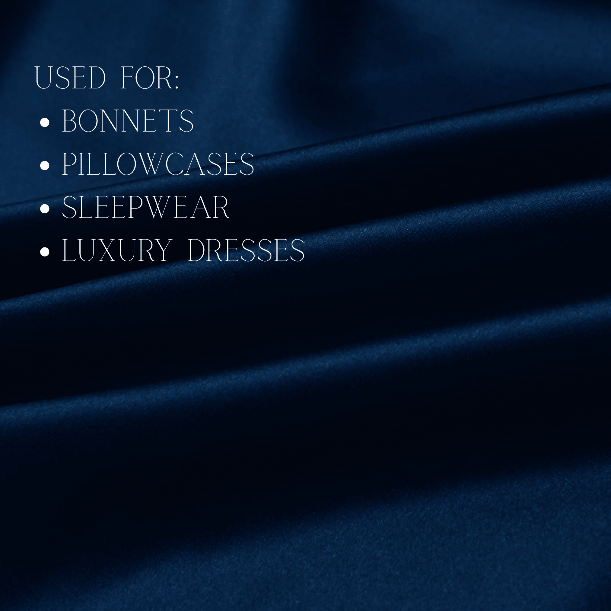 Dark Blue 100% Pure Mulberry Silk Fabric 19mm Cut - to - Size Silk Fabric - NOCHKA
