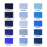 Dark Blue 100% Pure Mulberry Silk Fabric 19mm Cut - to - Size Silk Fabric - NOCHKA
