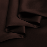 Dark Brown 100% Pure Mulberry Silk Fabric 19mm Cut - to - Size Silk Fabric - NOCHKA
