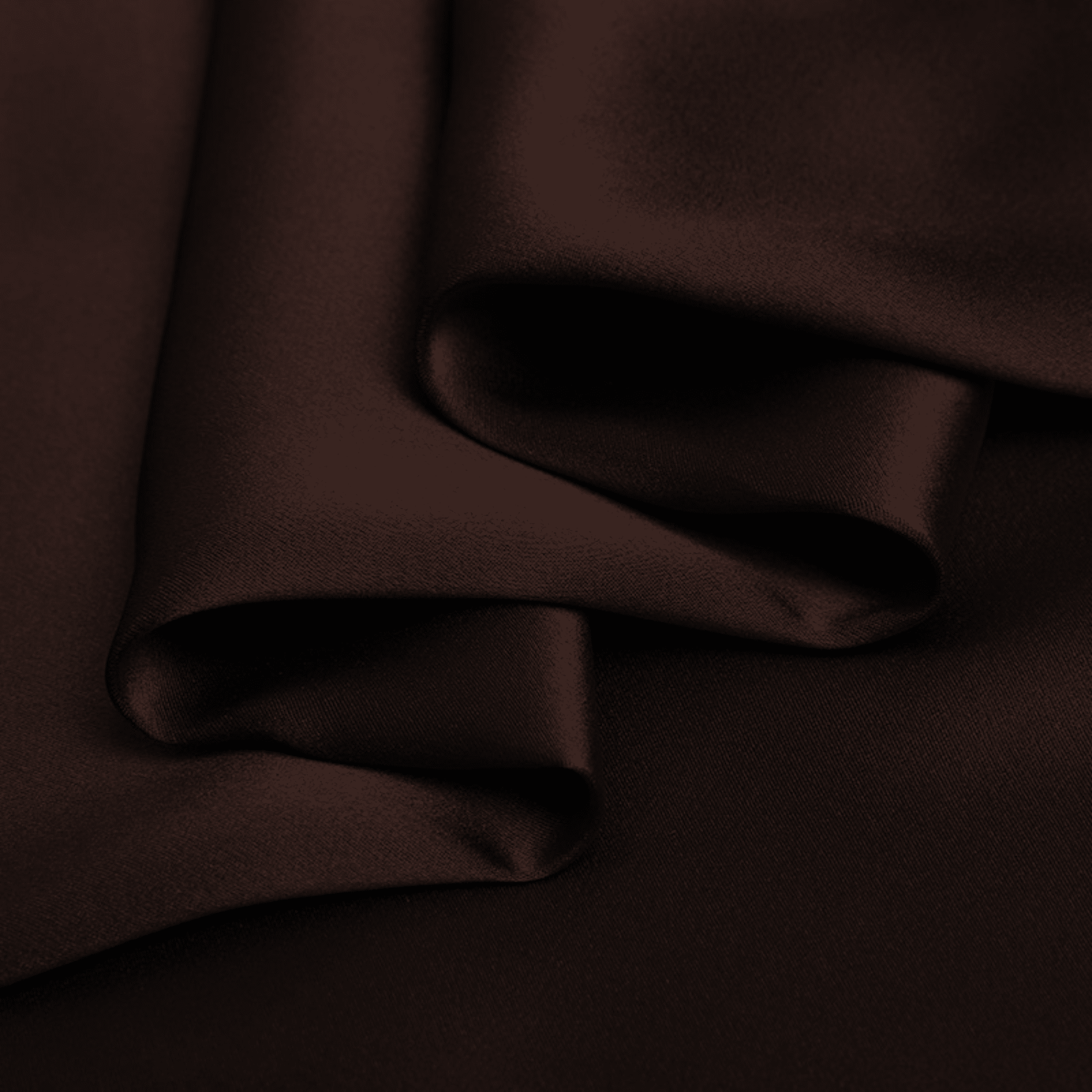 Dark Brown 100% Pure Mulberry Silk Fabric 19mm Cut - to - Size Silk Fabric - NOCHKA
