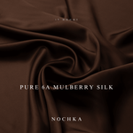 Dark Brown and Punch Reversible Bonnet with Ties - NOCHKA
