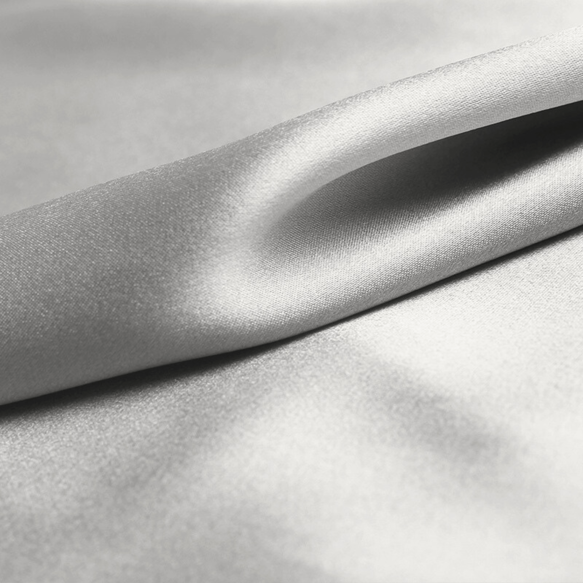Dark Silver 100% Pure Mulberry Silk Fabric 19mm Cut - to - Size Silk Fabric - NOCHKA
