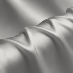 Dark Silver 100% Pure Mulberry Silk Fabric 19mm Cut - to - Size Silk Fabric - NOCHKA
