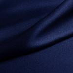 Deep Blue 100% Pure Mulberry Silk Fabric 19mm Cut - to - Size Silk Fabric - NOCHKA
