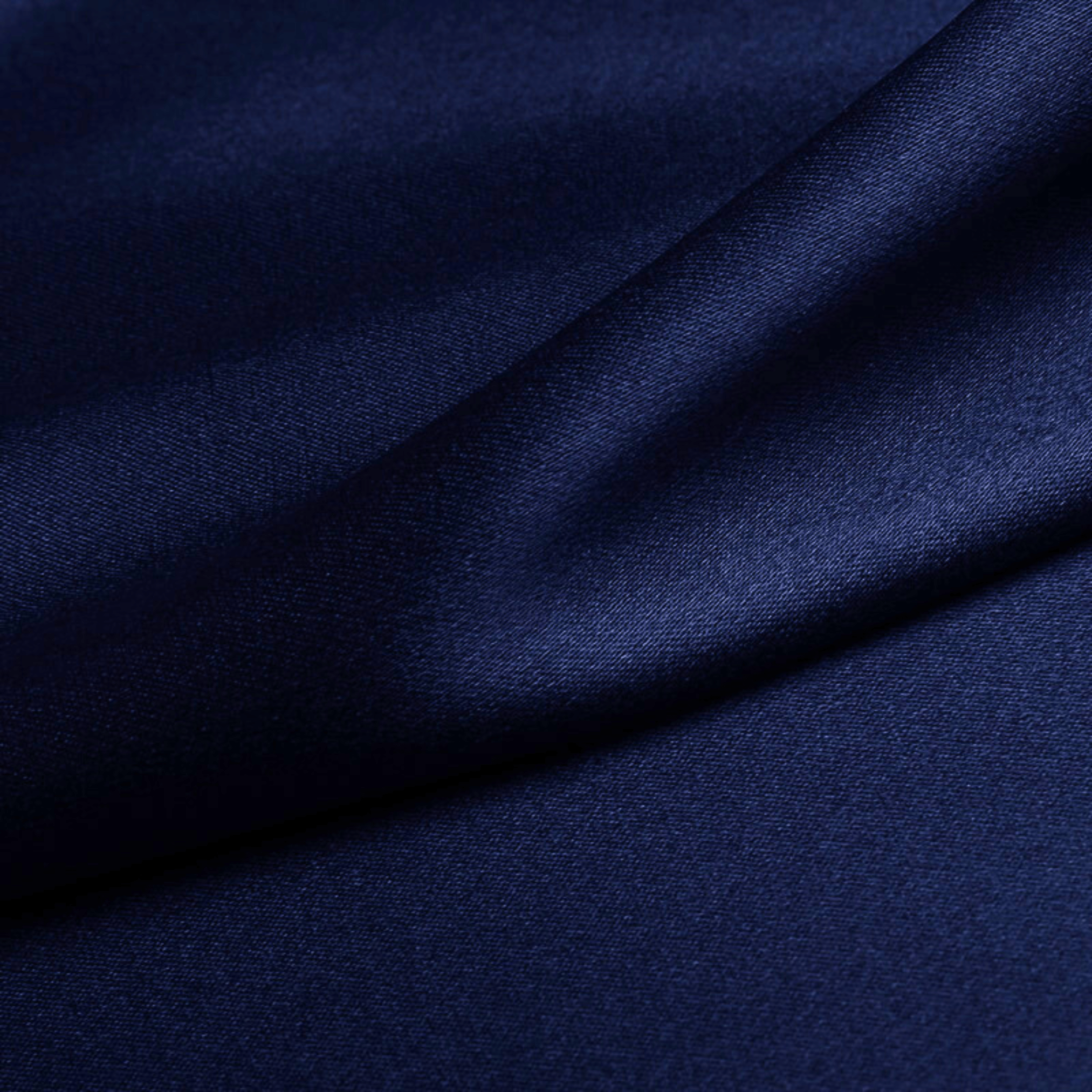 Deep Blue 100% Pure Mulberry Silk Fabric 19mm Cut - to - Size Silk Fabric - NOCHKA
