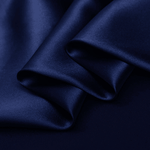 Deep Blue 100% Pure Mulberry Silk Fabric 19mm Cut - to - Size Silk Fabric - NOCHKA
