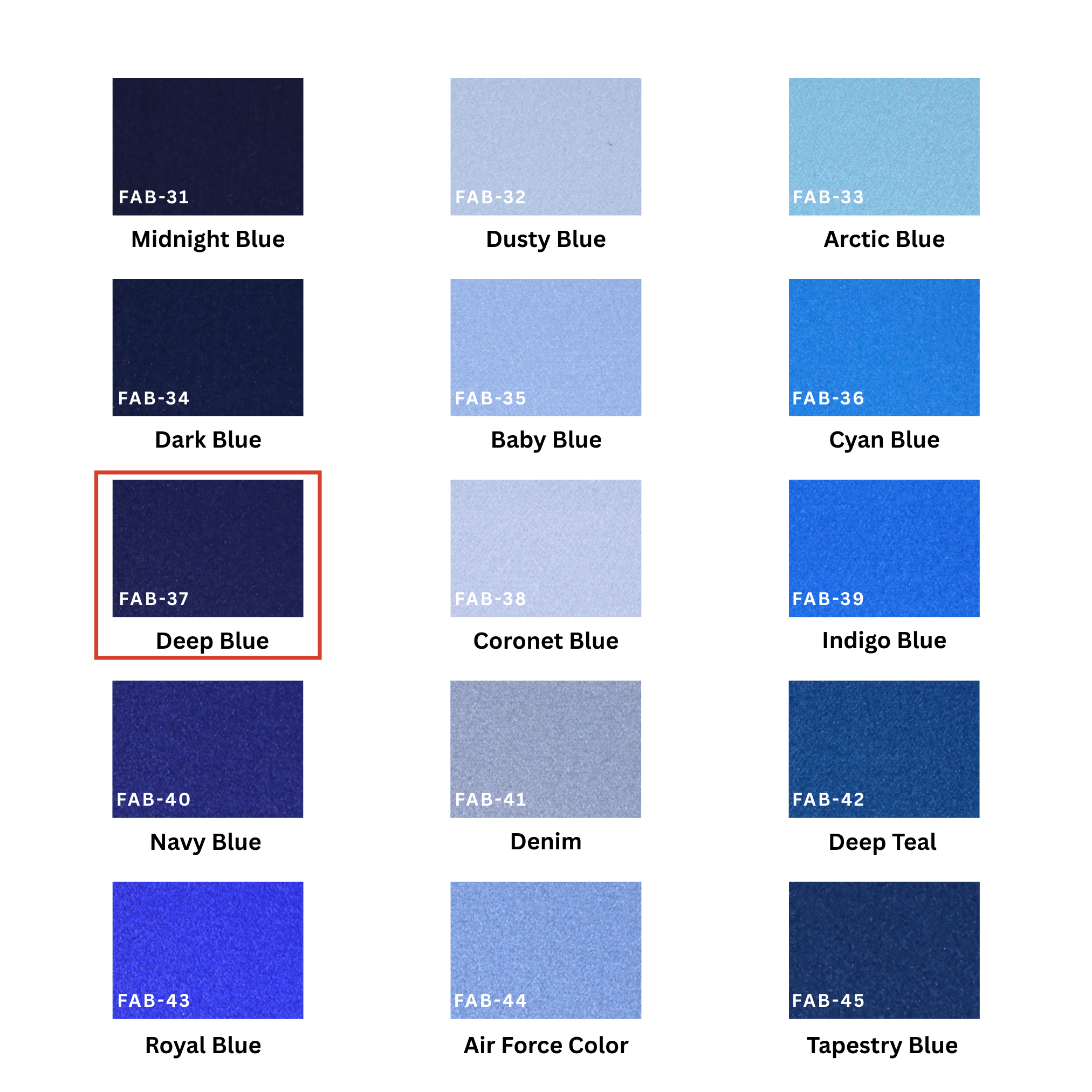 Deep Blue 100% Pure Mulberry Silk Fabric 19mm Cut - to - Size Silk Fabric - NOCHKA
