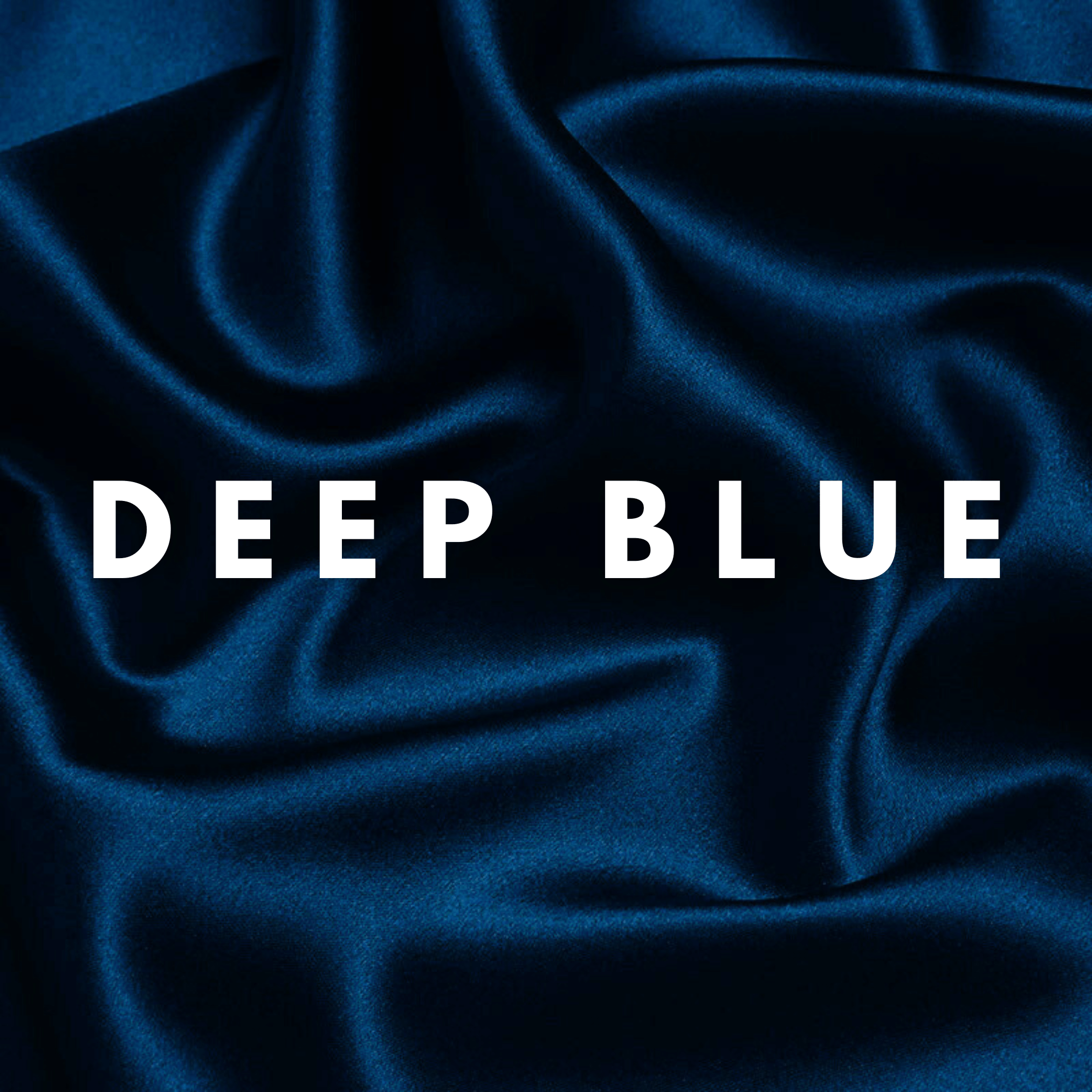 Deep Blue Ultra Skinny Scrunchie – 100% Pure Mulberry Silk, Perfect for All Hair Types - NOCHKA
