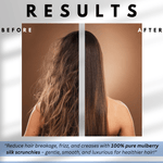 Deep Blue Ultra Skinny Scrunchie – 100% Pure Mulberry Silk, Perfect for All Hair Types - NOCHKA
