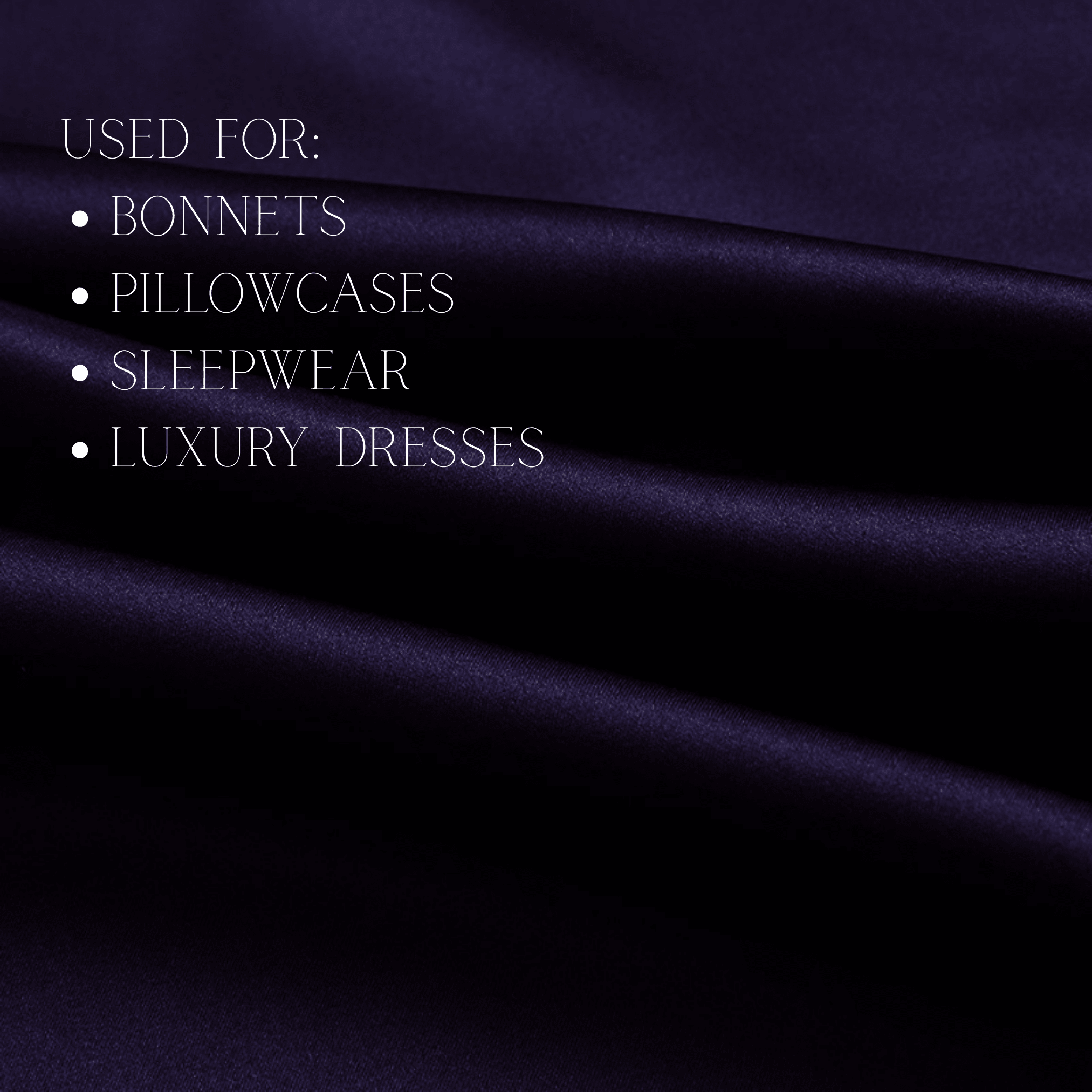 Deep Purple 100% Pure Mulberry Silk Fabric 19mm Cut - to - Size Silk Fabric - NOCHKA
