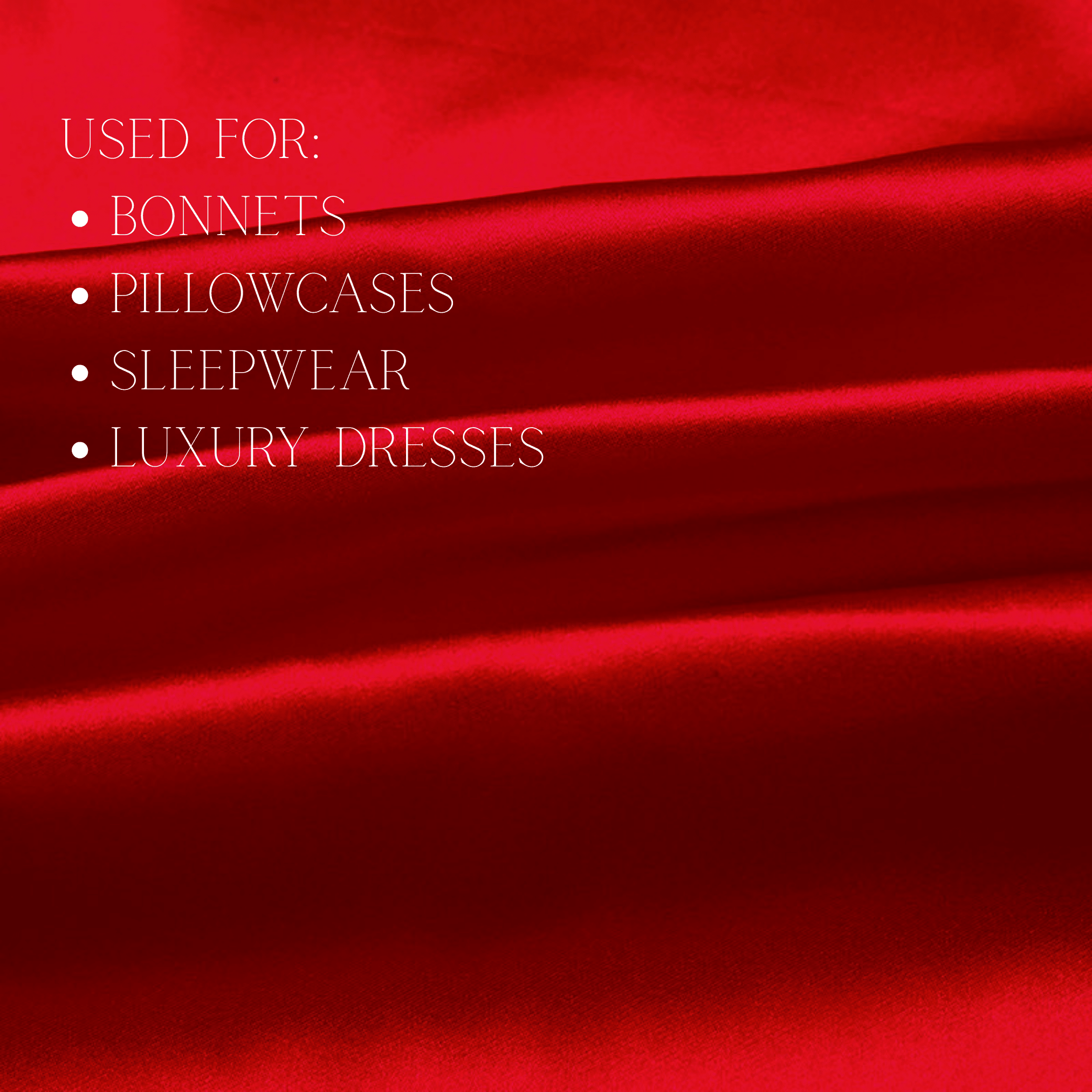 Deep Red 100% Pure Mulberry Silk Fabric 19mm Cut - to - Size Silk Fabric - NOCHKA
