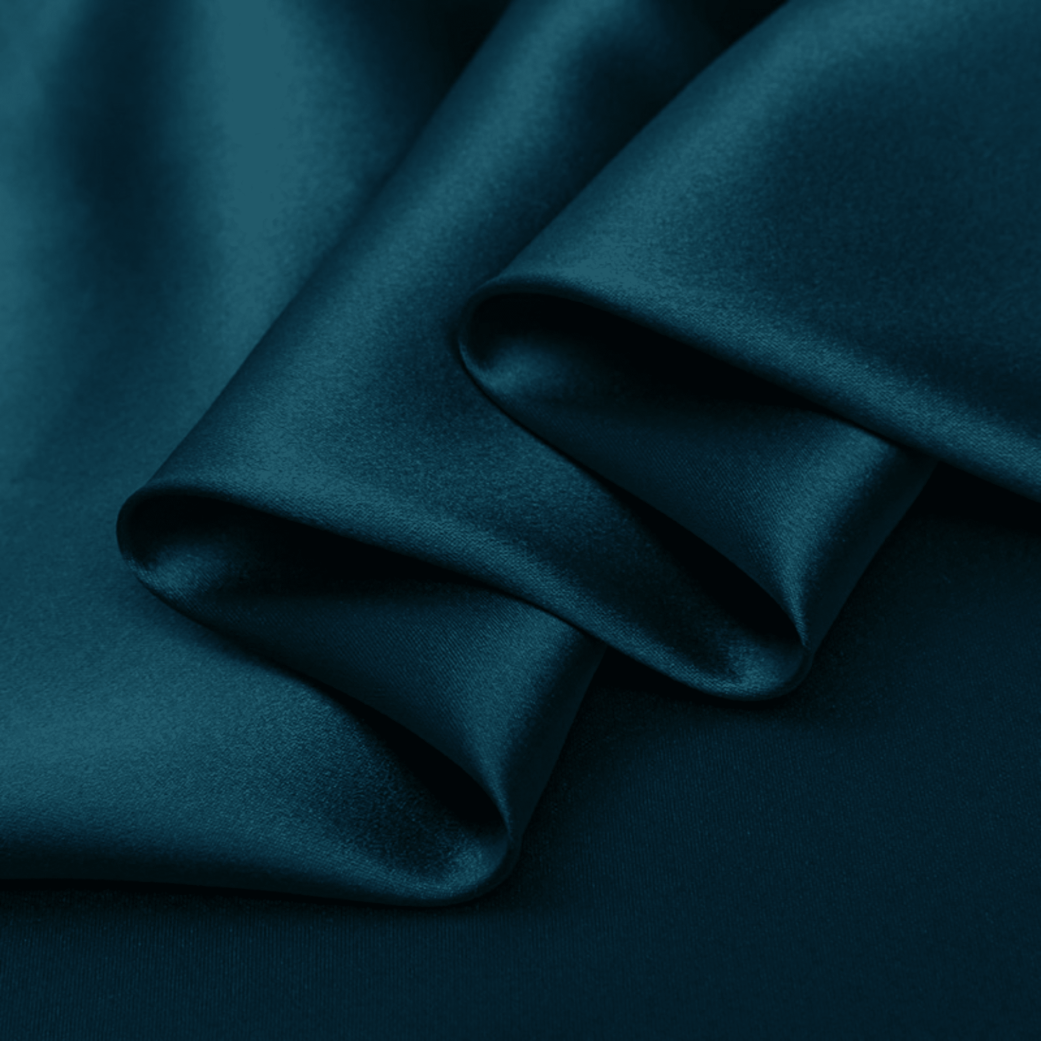 Deep Teal 100% Pure Mulberry Silk Fabric 19mm Cut - to - Size Silk Fabric - NOCHKA
