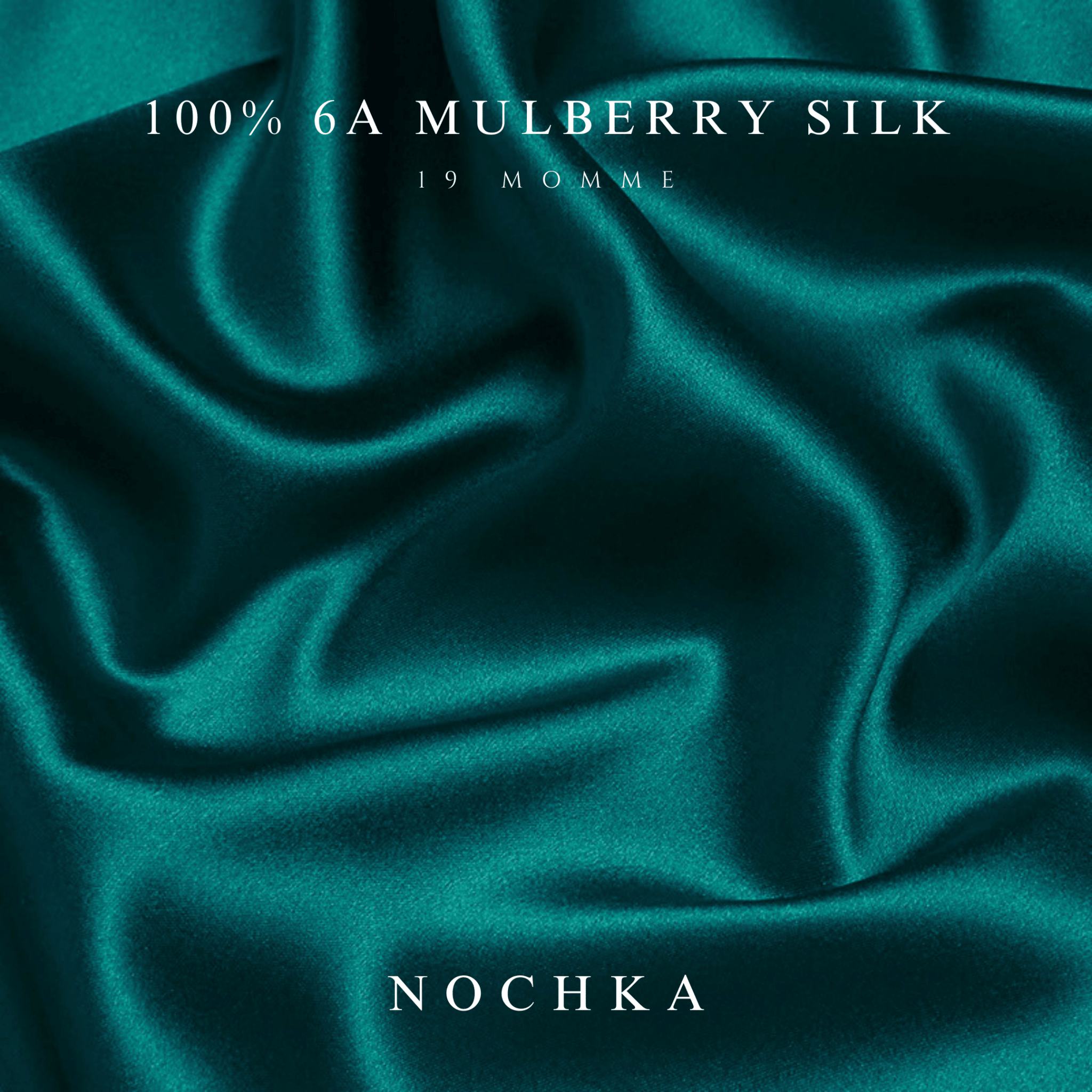 Deep Teal & Black Pure Mulberry Silk Bonnet – Reversible & Durable - NOCHKA
