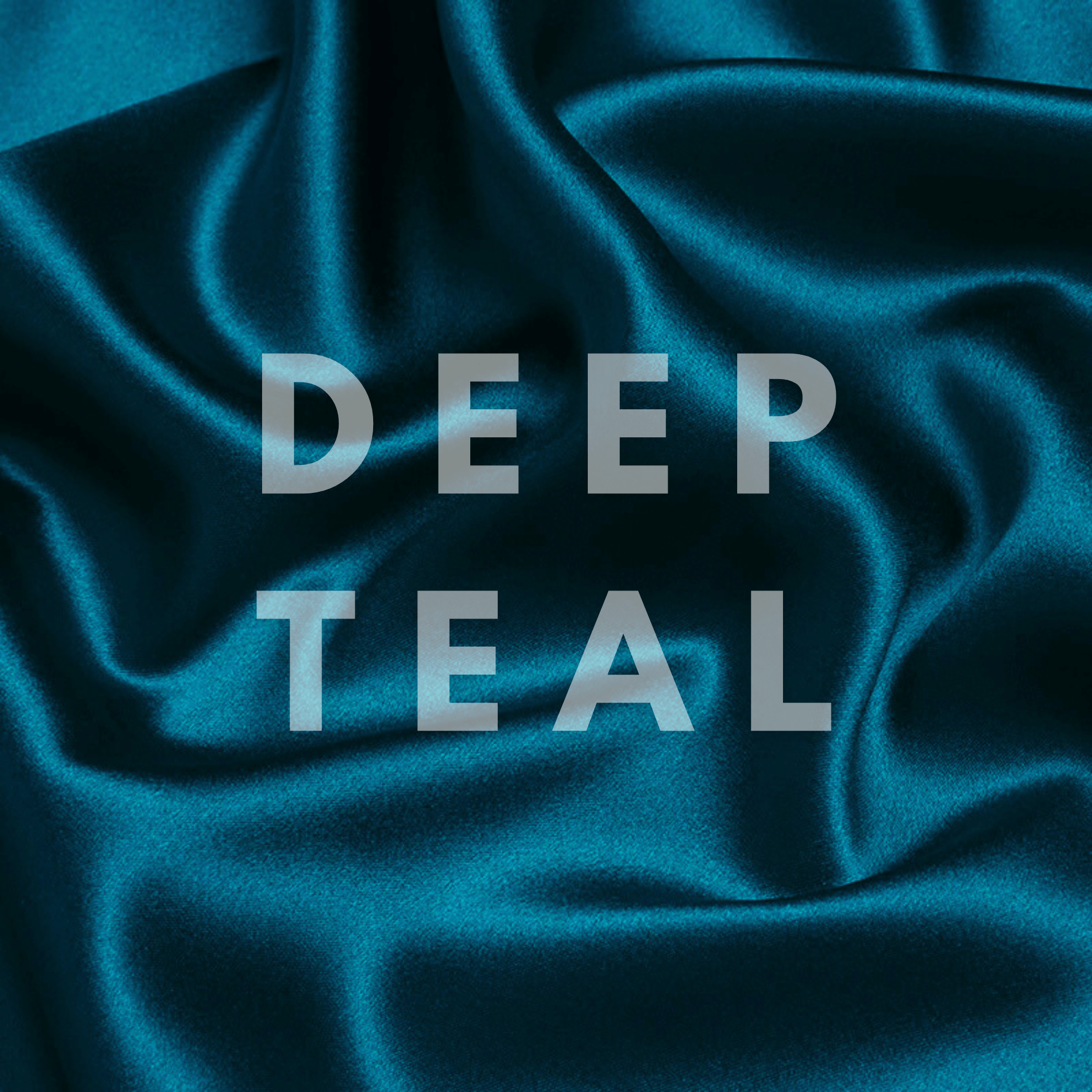 Deep Teal Ultra Skinny Scrunchie – 100% Pure Mulberry Silk, Perfect for All Hair Types - NOCHKA
