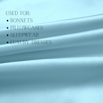 Dusty Blue 100% Pure Mulberry Silk Fabric 19mm Cut - to - Size Silk Fabric - NOCHKA
