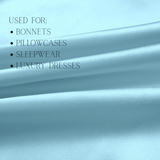 Dusty Blue 100% Pure Mulberry Silk Fabric 19mm Cut - to - Size Silk Fabric - NOCHKA
