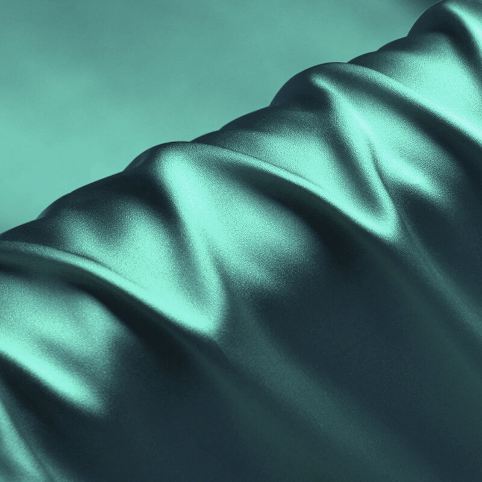 Dusty Turquoise 100% Pure Mulberry Silk Fabric 19mm Cut - to - Size Silk Fabric - NOCHKA
