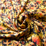 Fall Leaves Pure Silk Headband - NOCHKA
