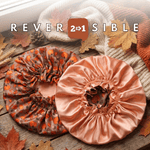Fall Theme Pure Mulberry Silk Bonnet – Reversible & Durable - NOCHKA
