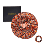 Fall Theme Pure Mulberry Silk Bonnet – Reversible & Durable - NOCHKA
