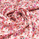 Floral Pure Mulberry Silk Bonnet – Reversible, Adjustable Fit with Silk Ties - NOCHKA
