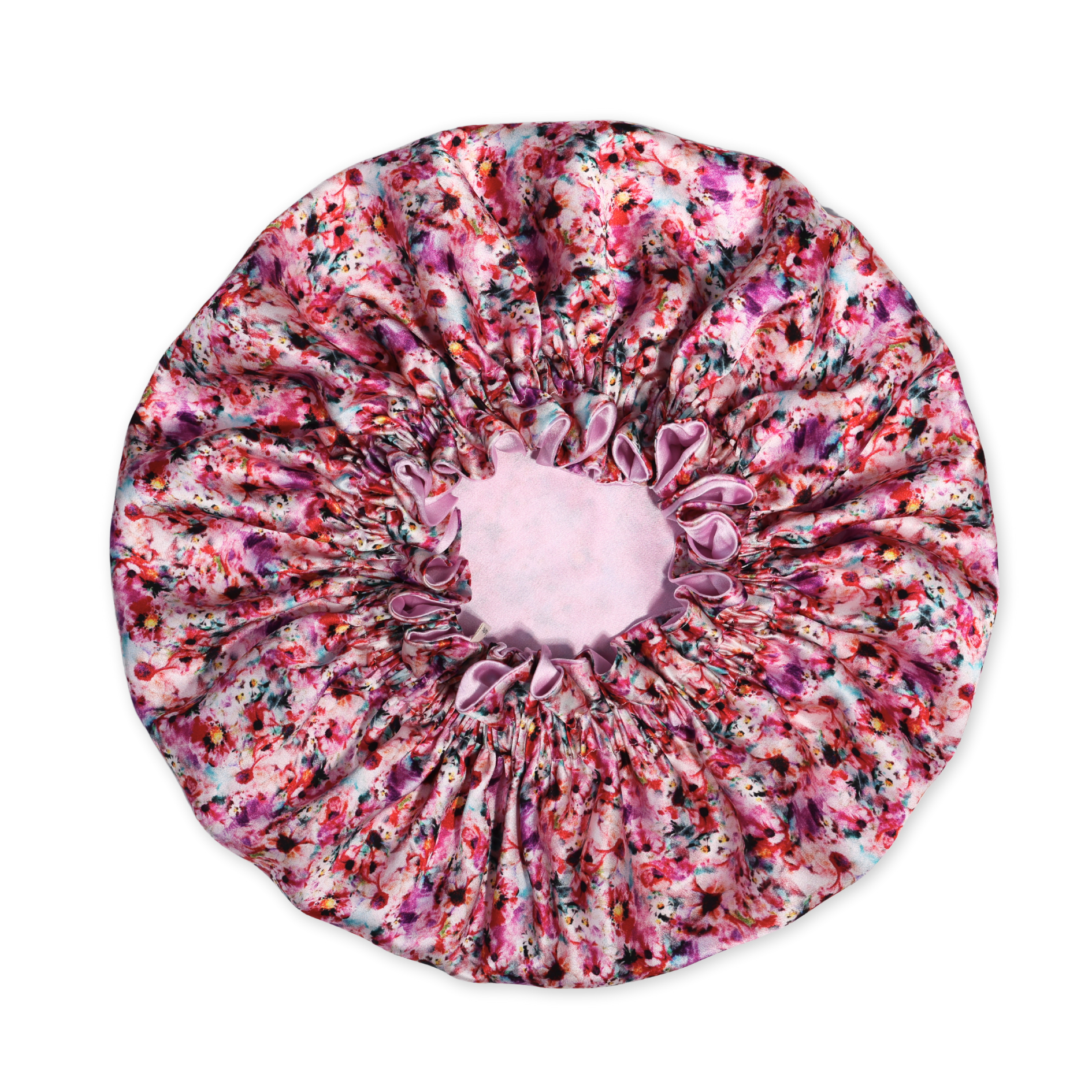 Floral Pure Mulberry Silk Bonnet – Reversible & Durable - NOCHKA

