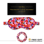 Floral Pure Silk Sleep Mask - NOCHKA
