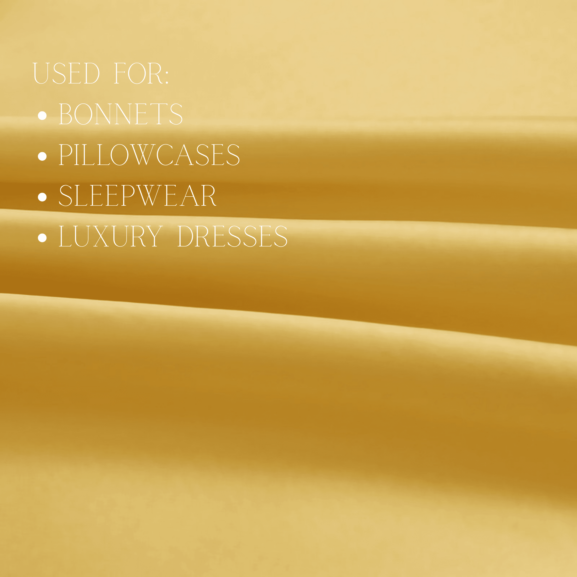 Gold 100% Pure Mulberry Silk Fabric 19mm Cut - to - Size Silk Fabric - NOCHKA
