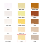 Gold 100% Pure Mulberry Silk Fabric 19mm Cut - to - Size Silk Fabric - NOCHKA
