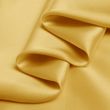 Gold 100% Pure Mulberry Silk Fabric 19mm Cut - to - Size Silk Fabric - NOCHKA
