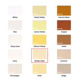 Golden Haze 100% Pure Mulberry Silk Fabric 19mm Cut - to - Size Silk Fabric - NOCHKA
