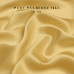 Golden Haze 100% Pure Mulberry Silk Fabric 19mm Cut - to - Size Silk Fabric - NOCHKA
