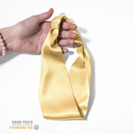 Golden Haze Pure Silk Headband - NOCHKA
