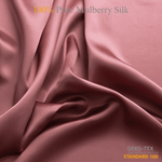 Grape 100% Pure Mulberry Silk Fabric 19mm Cut - to - Size Silk Fabric - NOCHKA
