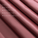Grape 100% Pure Mulberry Silk Fabric 19mm Cut - to - Size Silk Fabric - NOCHKA
