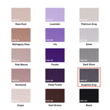 Graphite Grey 100% Pure Mulberry Silk Fabric 19mm Cut - to - Size Silk Fabric - NOCHKA
