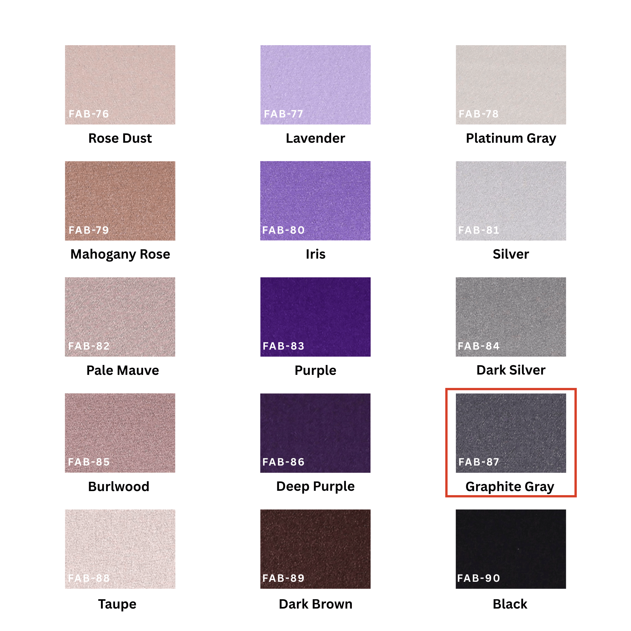 Graphite Grey 100% Pure Mulberry Silk Fabric 19mm Cut - to - Size Silk Fabric - NOCHKA
