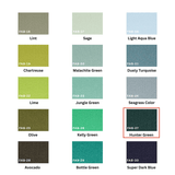 Hunter Green 100% Pure Mulberry Silk Fabric 19mm Cut - to - Size Silk Fabric - NOCHKA

