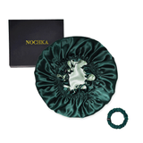 Hunter Green & Sage Reversible Bonnet - NOCHKA
