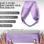 Iris Pure Silk Headband - NOCHKA
